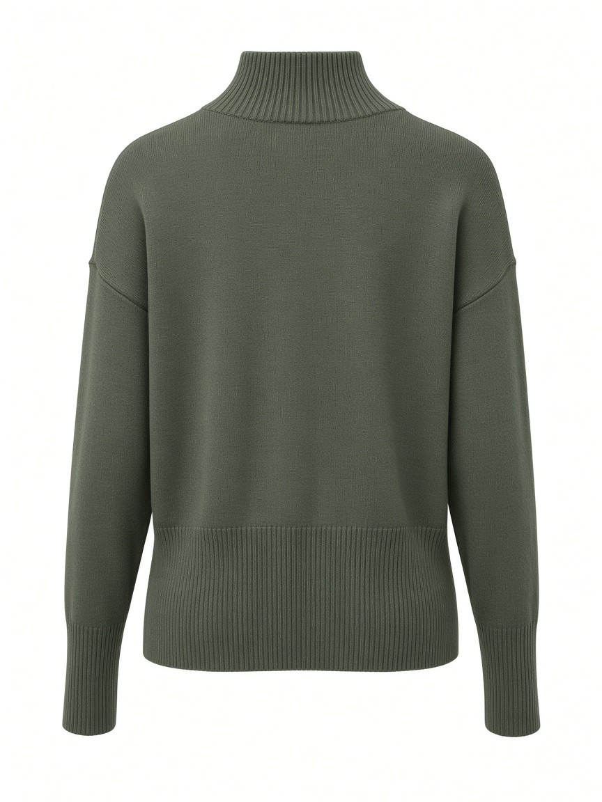 Dámsky rolák N.EVERY DAY GREEN MELANGE Zelená  s.WEAR 5